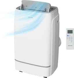 Auronic Mobiele Airco - 12.000 BTU - 4-in-1 - Airconditioning met 2 Raamafdichtingskits - Ventilator - Ontvochtiger - Tot 35m² - Wit — thumbnail 1