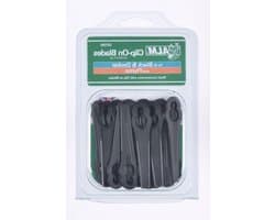Kunststof Grasmaaiermessen - Reservemessen Plastic - Gazon Onderhoud - Speciaal Ontworpen - 20 stuks - Wit