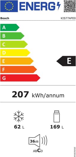 Bosch KIS77AFE0 -1 Serie 6 Inbouw Koel-vriescombinatie+ 3 Jaar Gratis Extra Garantie — thumbnail 3