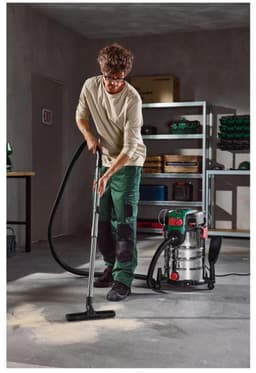 PARKSIDE® Nat-/droogzuiger 1500W - Ketelstofzuiger - Zuigvermogen: max. 260 Airwatt - Zuigkracht: max. 181 mbar - Inhoud reservoir: 30 l - Traploos instelbare luchtstroom - Werkradius tot 9 m - Extra stopcontact — thumbnail 5