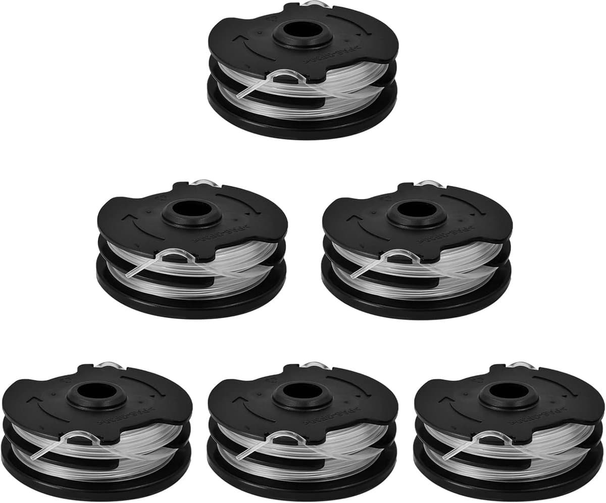 6 stuks nylon spoelen – Voor LIDL Parkside PRT 550 A1/A3, PRTA 20-Li, 10m Ø1,6mm — afbeelding 1