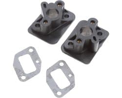 Carburateur set grasmaaier – Inlaatspruitstuk met pakking, 2 sets 1E40F-5 44F-5 BC430 CG430 CG520 43CC 52CC