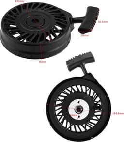 Grasmaaier Starter - Trekstarter Montage - Motor Herstarten - Precisie Ontwerp - Compact Formaat - Zwart — thumbnail 3