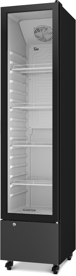 Klarstein Drankkoeler GrandCooler commerciële koelkast 220 L – met LED-verlichting (wit/blauw), instelbare temperatuur 0–10 °C, 4 planken - Drankenkoelkast - voor Bar - Thermostaat - Drankkoelkast - Drankenkoeler - Beverage Cooler — thumbnail 5