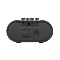 Party Light & Sound - PARTY-OWL - Bluetooth Speaker met LED in Uil Design op Batterij - USB, MicroSD, AUX - Mat Zwart — thumbnail 3