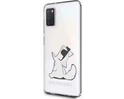 Karl Lagerfeld Choupette Fun Serie - Transparante Telefoonhoes - Samsung Galaxy A31 - Krasbestendig - Luxe Design
