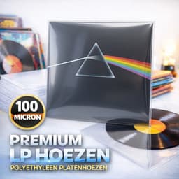 50 Single & dubbel LP Hoezen mat, dikte 100 micron (GOEDE KWALITEIT! 0.10mm dik) - LP hoes, buitenhoezen, sleeve, sleeves, beschermhoes, beschermhoezen, platenhoezen, buiten, transparant, plastic, maxi-singles, lps vinyl platen, 12", 12 inch — thumbnail 1