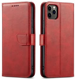 Marv Wallet - Etui met Klep - Samsung M55 - Rood - Praktische Kaartvakken — thumbnail 2