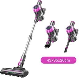 Krachtig Stofzuiger Zonder Zak - Stofzuigers - Vacuum Cleaner Zakloos - Draadloze - 550W - Sterke Zuigkracht - HEPA Filter - Anti-Haar-Wickel-Bürste - voor dierenharen, tapijt en harde vloeren - gering gewicht — thumbnail 4