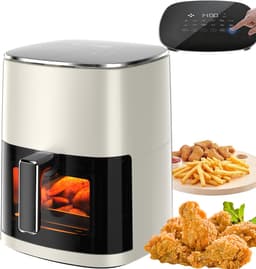 Airfryer 6L Grote Capaciteit – Hetelucht Friteuse Zonder Olie – Multifunctionele Air Fryer – Digitaal Temperatuur en Timer – Keuken Airfryer — thumbnail 8
