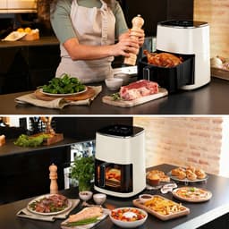 Airfryer 6L Grote Capaciteit – Hetelucht Friteuse Zonder Olie – Multifunctionele Air Fryer – Digitaal Temperatuur en Timer – Keuken Airfryer — thumbnail 11