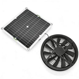 Dailygoody - Zonnepaneel Fan Kit - Ventilator voor Kippenhokken - Waterdicht en Veilig - Geschikt voor Huizen en Kassen - Energiebesparend en Oplaadbaar — thumbnail 1