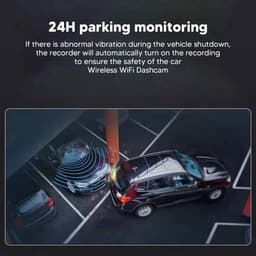 Dailygoody - 1080P Auto-dashcam - WiFi-dashcam met App - 170 Graden Groothoekrecorder - Parkeerbewaking - HD-video-opname - Geschikt voor auto - Compa... — thumbnail 5