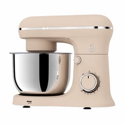 Motivai Keukenrobot 1500W - 5L Keukenmachine met Mengkom - Mixer met 10 Snelheden & Pulse - Inclusief Deeghaak, Garde & Menghaak - Matte Beige — thumbnail 5