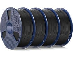 3D Printer Filament - Elastisch Materiaal - Flexibele Objecten Printen - Slijtvast en Veerkrachtig - 4KG Bundel 1.75mm - Zwart