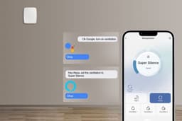 KERS+ 100 App Ready Slim Ventilatiesysteem met Warmteterugwinning (WTW) – 100m³/h, >90% Rendement, Vochtigheidssensor, Smart Besturing, Vraaggestuurd via App, Nachtfunctie, 4 dB, Geproduceerd in Europa — thumbnail 7