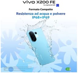 VIVO X200 FE smartphone 16 cm (6.31") Dual SIM Android 15 5G 12 GB 512 GB 6500 mAh Zwart — thumbnail 3