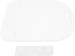 Mixer Glijmat - Keukenmachine Pad - Gemakkelijk Verplaatsen - Dempende Werking - 41 x 29 x 3 cm - Wit — thumbnail 5