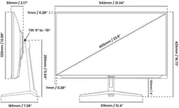 Arozzi Nova 24" Gaming Monitor - Full HD IPS - 200Hz - Wit — thumbnail 13