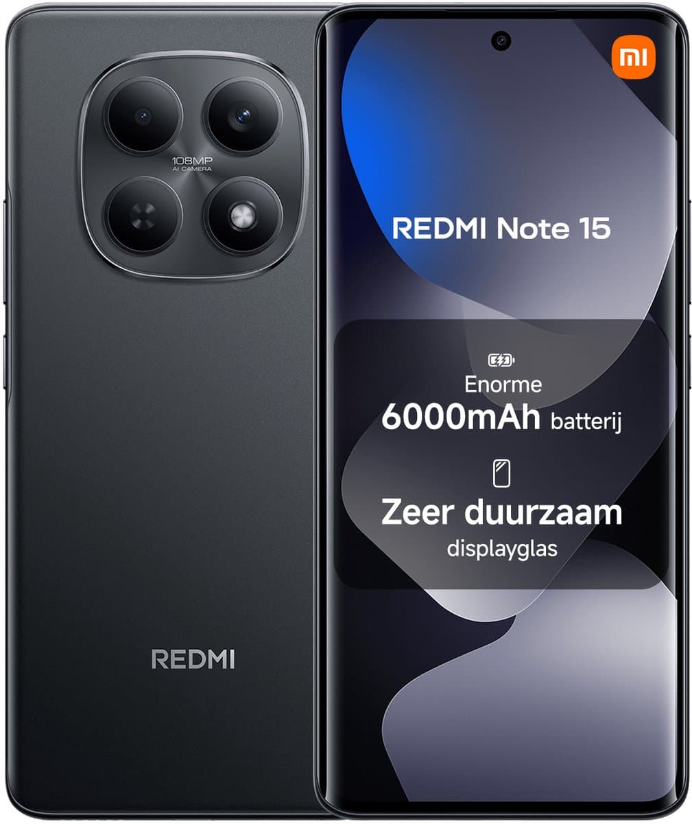 Smartphone-REDMI Note 15-8GB+128GB-Zwart — afbeelding 1
