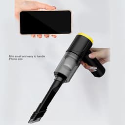 Auto Stofzuiger - Draagbare Zuiger - Auto Interieur Reinigen - Krachtige Zuigkracht 12000 Pa - 12 V - Zwart — thumbnail 3