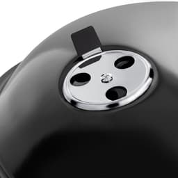 tectake® Houtskool Barbeque - Kogel BBQ - Ø 41,5 cm Grillplaat - Grill met 2 Wielen - Smoker met Deksel - Rond - Zwart - Metaal — thumbnail 3