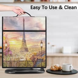 Keukenmachine Stofkap - Apparaat Beschermhoes - Keuken Organisatie - Met Opbergvakken - 43 x 37 x 284 cm - Kleurrijk — thumbnail 2