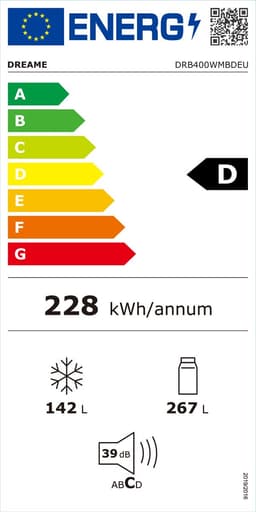 Dreame Mega Pro Koelkast 409L - 185 CM - No Frost - Energieklasse D - FreshFlex Multi-Moduszone - AeroFresh Purificatie - Inox Look - Vrijstaand — thumbnail 2