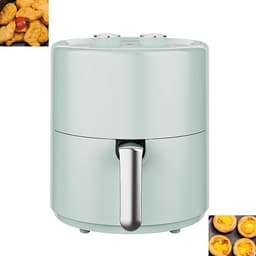 Airfryer Oven - Dubbele Functie - Gezond Koken - Automatische Uitschakelfunctie - 31x25x30cm - Groen — thumbnail 1