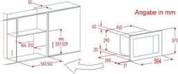 Inbouw Magnetron - Met Grill - Snel Eten - 9 Programma's - 17 Liter - Roestvrij Staal — thumbnail 2