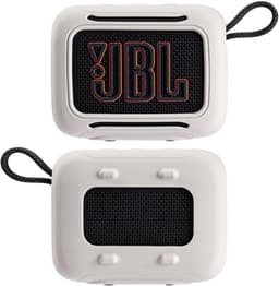 Beschermhoes geschikt voor JBL Go 5 Bluetooth Speaker - Meerdere Kleuren - Schokbestendig - Krasbestendig - Siliconen - Hoesje - Case - Bescherming - Grijs — thumbnail 5
