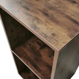 SNJY® LP Opbergsysteem - Vinyl Houder - Platenrek - 34D x 36B x 70H cm - Bruin — thumbnail 2