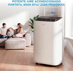 Mobiele Airco - Koud en Warm - Comfort Thuis Creëren - Met Warmtepomp - 9000 BTU - Wit — thumbnail 5