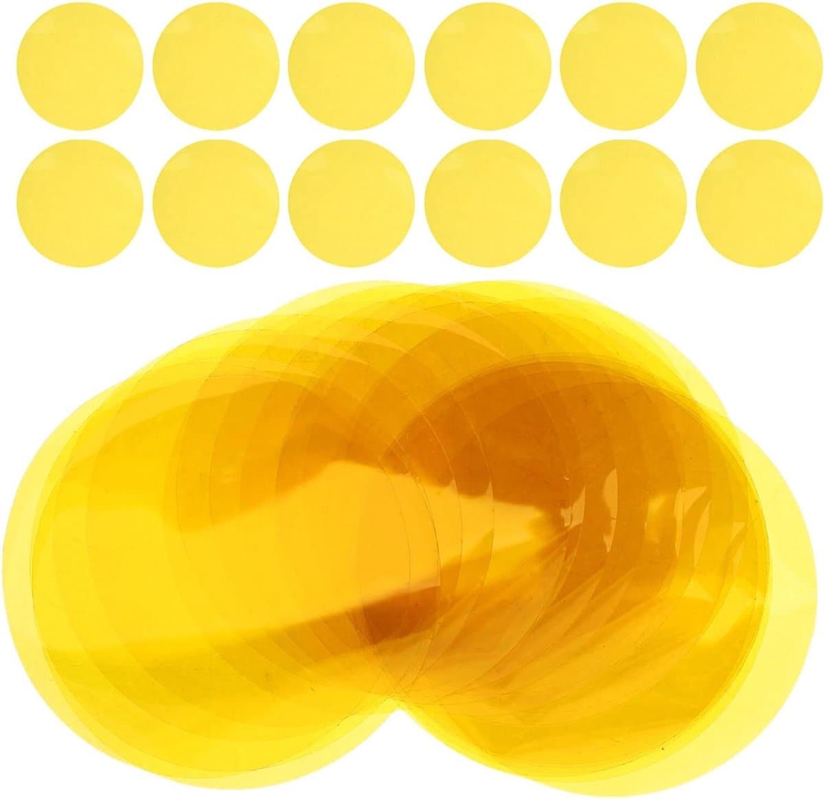 Warm Lichtfilters - Kleurfolies - Sfeerverlichting Creëren - Zelfklevend Ontwerp - 30 Stuks - Geel — afbeelding 1