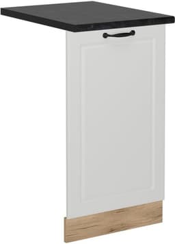 Vaatwasser Frontpaneel 45 cm Wit Landhuis Stijl — thumbnail 1