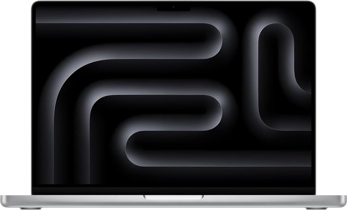 MacBook Pro 14" 2024 M4 10CPU 10GPU RAM 24GB 1TB SSD Nano-Texture Silver QWERTY — afbeelding 1