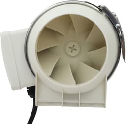 ELYSIVM Ventilator - Ventilatoren - Kanaal Ventilator - Kanaalventilator - Inline Afzuigventilator - Ventilatieventilator - 220 m³/u Luchtstroom - 28W - 2600 RPM - 9,5 cm Aansluiting - Wit — thumbnail 3