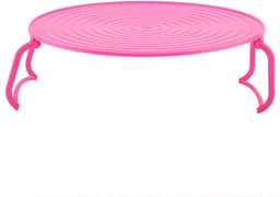 Magnetron Stoomrek - Dubbele Laags Tray - Maaltijden Opwarmen - Dubbele Laags Verwarming - 24x24x8 cm - Rood — thumbnail 1