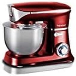 Krachtige Keukenmachine Rood 1300W met 6.5L Kom en Planetaire Mixer — thumbnail 4