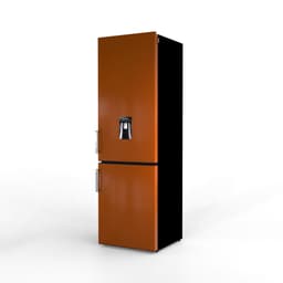 NUNKI LARGEH2O-FCOPP / Combi Bottom Koelkast, E klasse, 268l, Waterdispenser, Liquid Copper, Gloss (FRONT only) — thumbnail 4