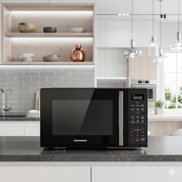 Combimagnetron met Grill - Hetelucht Airfryer - Snel Koken - 4-in-1 Functie - 23 Liter - Zwart — thumbnail 5