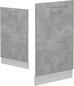 Vaatwasserpaneel 45 cm R-Line Betonlook Antraciet Onderkast Keuken — thumbnail 5
