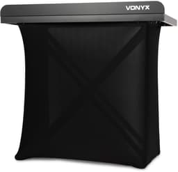 Vonyx DBE100 DJ booth inklapbaar - Mobiele DJ tafel met Lycra doek en draagtas - 1 Meter breed — thumbnail 5