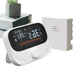 Slimme Thermostaat - App Bediening - Temperatuur Regeling - 7 Dagen Programmering - 300m Bereik - Zender — thumbnail 1