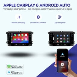 CarPlay autoradio geschikt voor Volkswagen Polo | 2009 t/m 2013 | Android 13 | Draadloos Apple CarPlay & Android Auto | 2GB + 32GB | Denago DNG-3819-P | 2025 model | 2009 2010 2011 2012 2013 | Bluetooth & Wifi — thumbnail 2