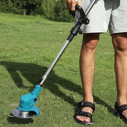 Opvouwbare grasmaaier - Elektrische trimmer - Onkruid verwijderen - Verstelbare telescopische steel - 6 inch snijbreedte - Geen batterij — thumbnail 3