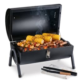 Cheqo® Houtskool BBQ - Tafelbarbecue - Tafelgrill - Draagbare Barbecue - Camping BBQ - Opvouwbaar en Inklapbaar - Mini BBQ voor Balkon - Compact - Houtskoolbarbecue - Tafel BBQ - Picknick BBQ - Grillrooster - Barbecue - Buitengrill — thumbnail 1