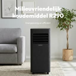 MEDION Mobiele Airconditioner met afvoerslang E902 - 9.000 BTU, mobiel, incl. raamafdichting, tot 32m², 3in1 koelen ontvochtigen ventileren, autoswingfunctie, slaapmodus, MD100137) — thumbnail 4