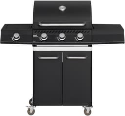 Mustang Gasbarbecue Knoxville 3+1 – met 3 Branders en Zijbrander – 12,8 kW | Gietijzeren Grillrooster — thumbnail 1