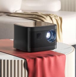 Android Beamer - Projector Thuiskantoor - Film Kijken - Automatische Focus - 1920x1080p Resolutie - Zwart — thumbnail 1